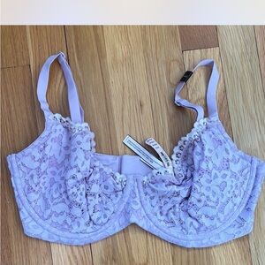 Victoria's Secret Lilac Lace Bra